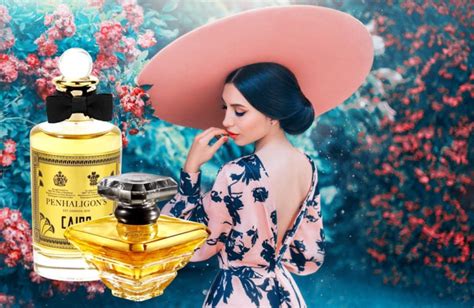 oriental flower perfume for women.